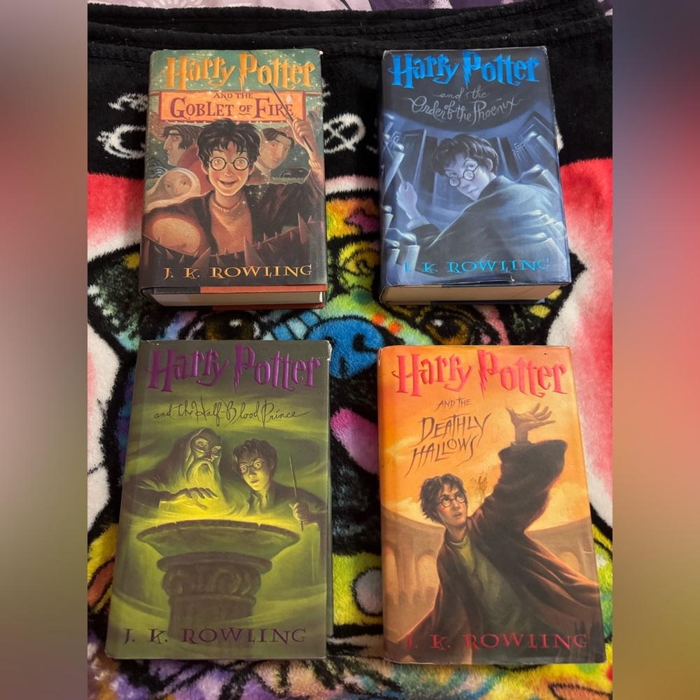 Harry Potter Hardcover Book Set - J.K. Rowling (Four Titles)